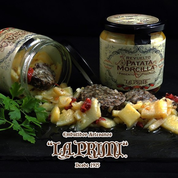 Revuelto de Patata y Morcilla